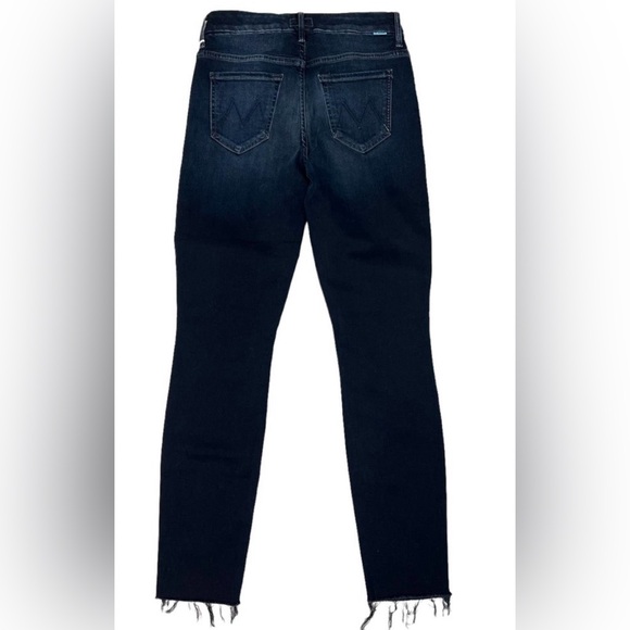 MOTHER The Looker High-Rise Ankle Fray Skinny Jeans in Last Call - Picture 4 of 8